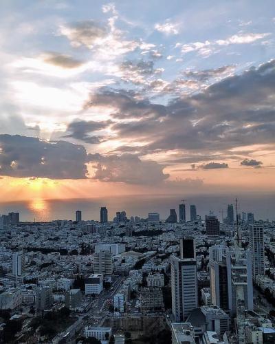 Tel Aviv at sunset